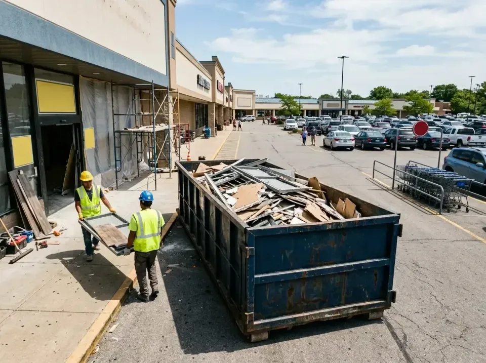 retail-store-renovation-debris-003 — frequently asked questions, Roll-off Dumpster Rentals in Potomac Mills, VA
